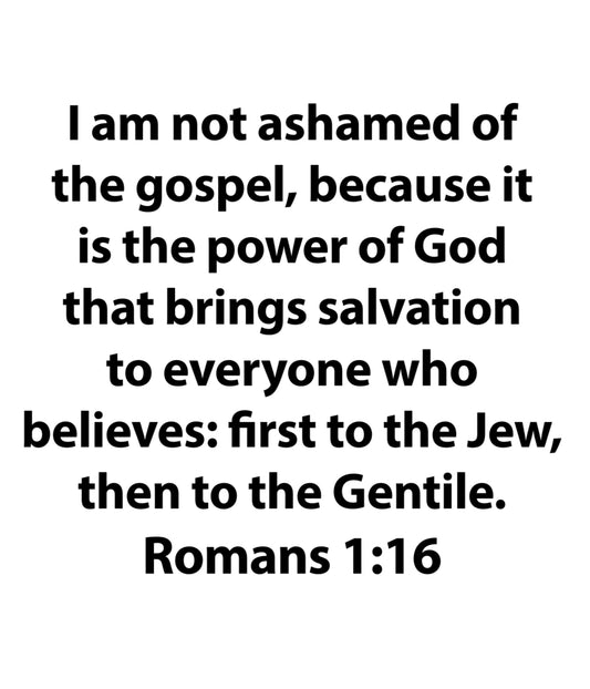 I AM A CHRISTIAN - Romans 1:16