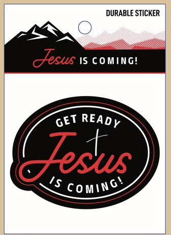 Get Ready Jesus is Coming! Stickers (12)